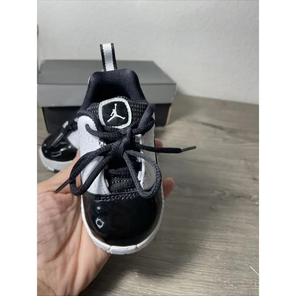 Nike Jordan CMFT Viz Air 13 TD Toddler White Black Sneaker 441376-101 4C